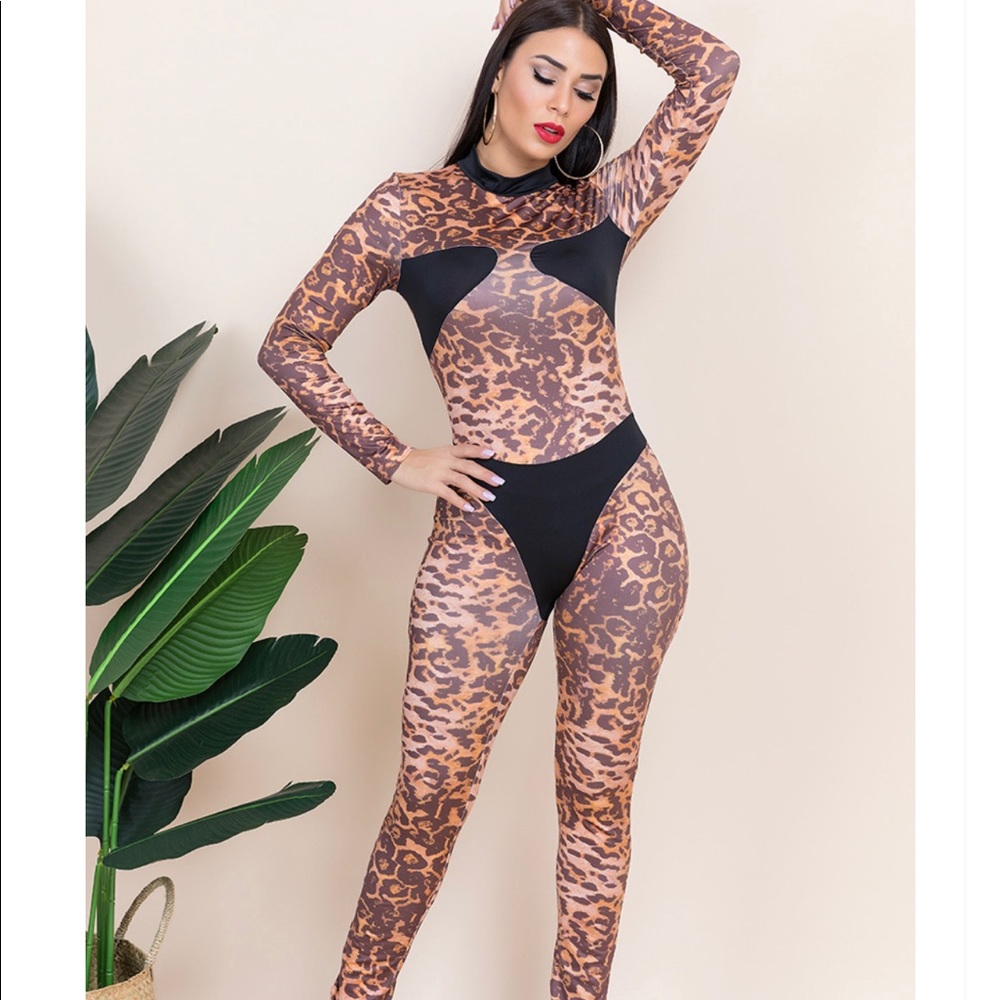 Autumn new leopard&black tights